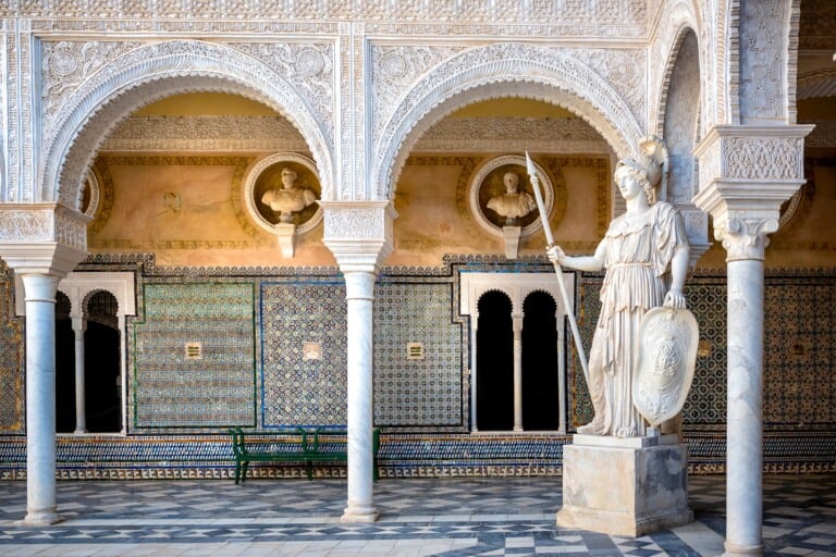 Entrée rez-de-chaussée Casa de Pilatos