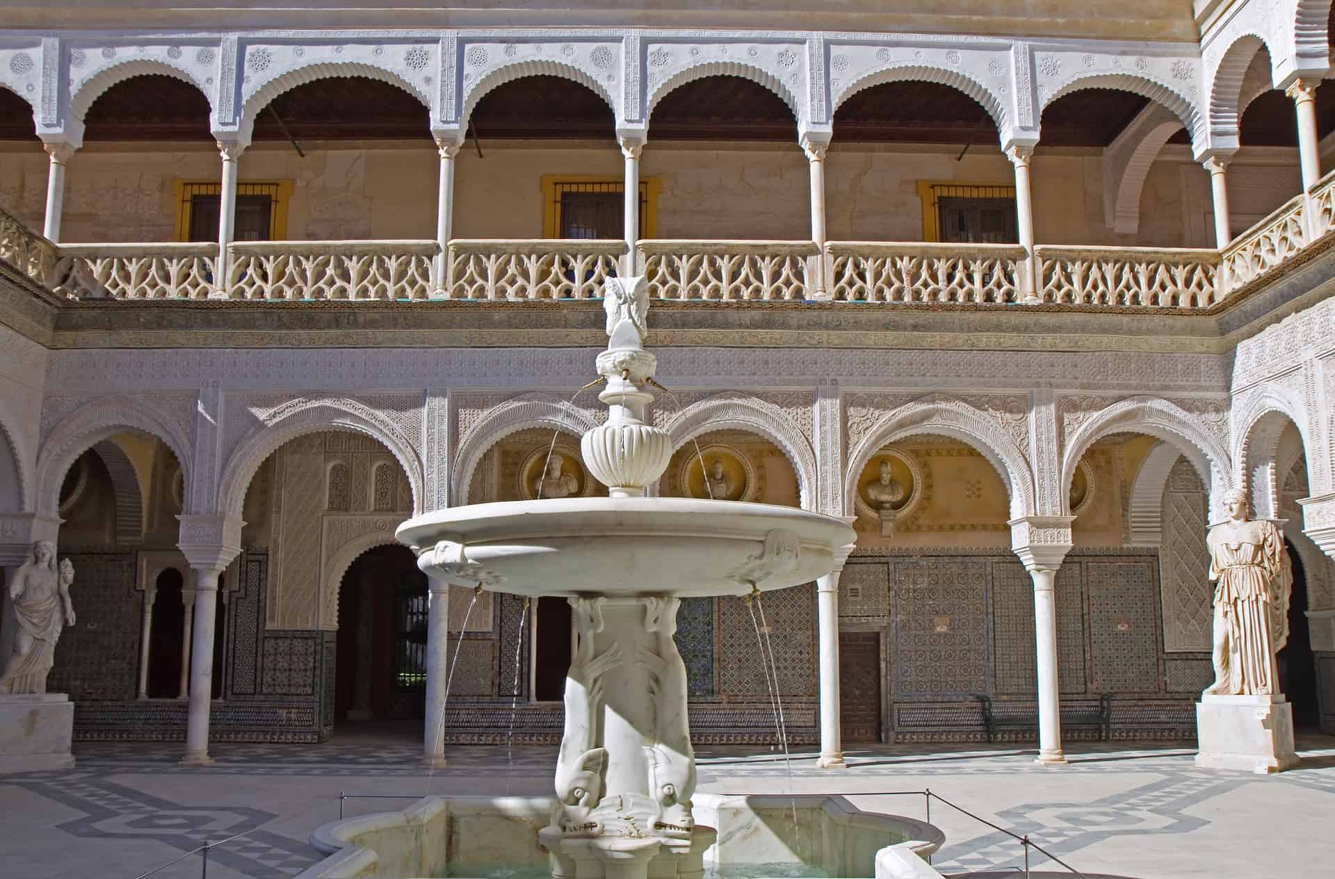 patio central casa de pilatos patio central casa de pilatos