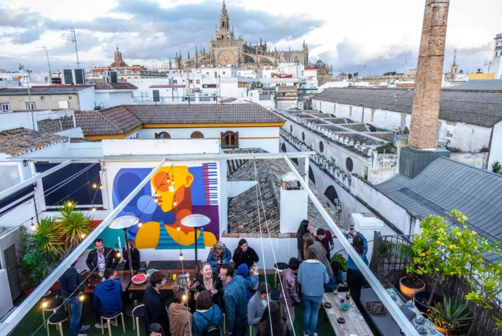 la banda rooftop hostel terrasse la banda rooftop hostel terrasse