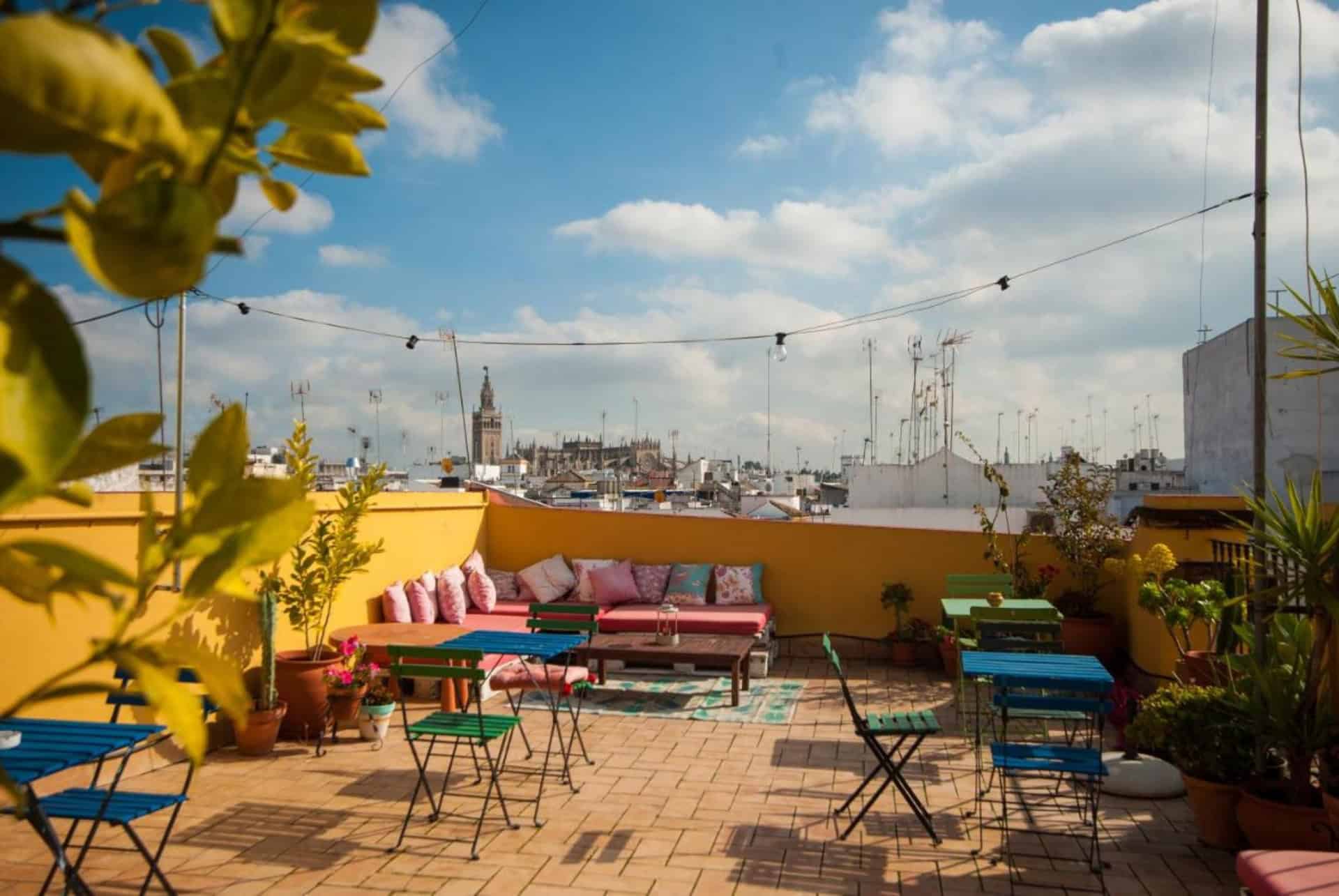 la flamenka hostel terrasse auberge jeunesse a seville la flamenka hostel terrasse auberge jeunesse a seville