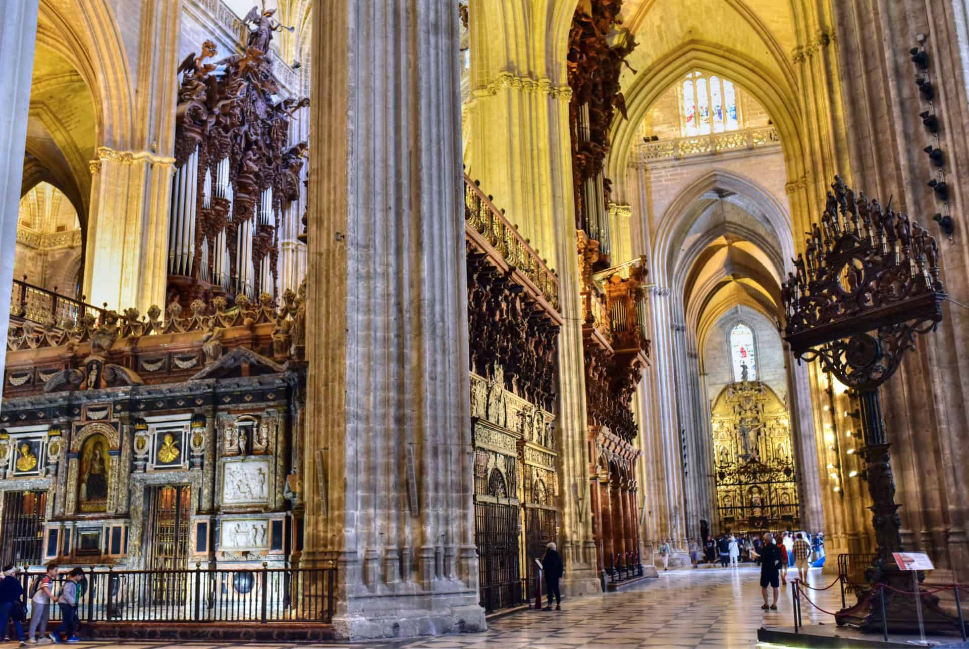 cathedrale de seville interieur cathedrale de seville interieur